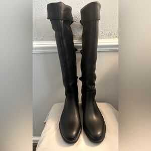 NWT VC SIGNATURE (Vince Camuto) Genuine Leather Riding Boots. Size: (10) EUR 40.